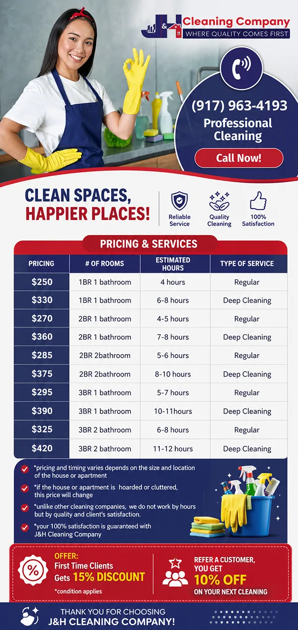 Cleaning Pricing