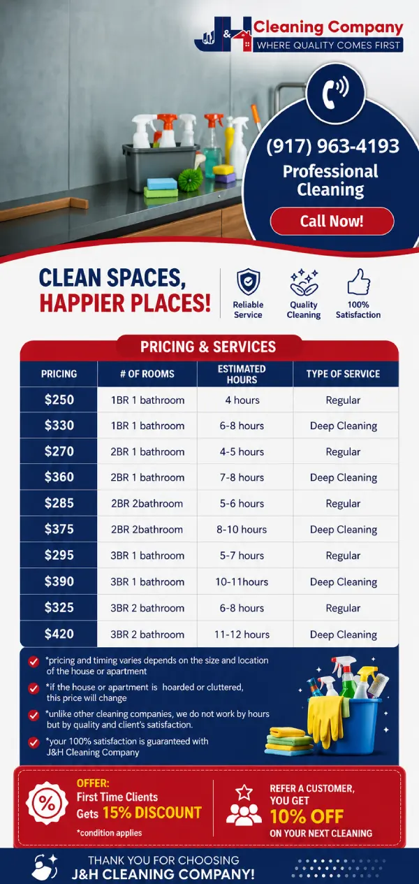 Cleaning Pricing